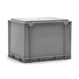 thumbnail of Caja Plástica Eurobox 26 litros Gris Cerrada 30 x 40 x 30 cm