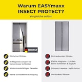 thumbnail of EASYmaxx Moskitonetz Magic Klick mit Magnetverschluß - schwarz 90 x 210 cm