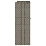 thumbnail of vidaXL Badschrank mit Speicher mit Tür Grau 100 x 36 x 102 cm Rattan