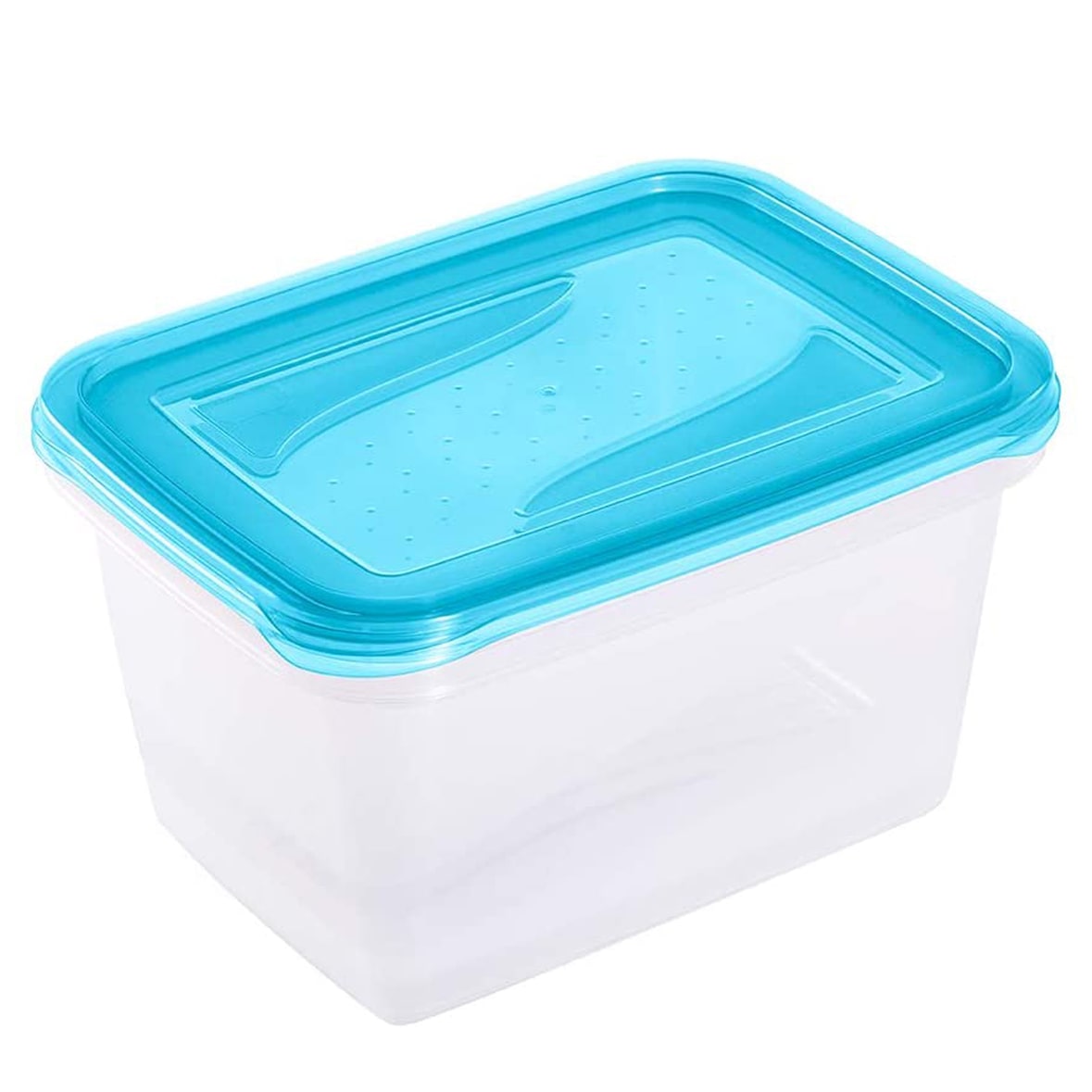 Keeeper - 2er Set Lunchboxen à 2 Liter, Modell Fredo Fresh, transparent blau