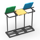 thumbnail of Mongardi Portasacco-Portarifiuti TRIS Raccolta Differenziata  97 x 36 x 80