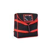 thumbnail of METRO PROFESSIONAL Bolsa para pizza, plástico, 44.5 x 47 x 19.5 cm, 40 L, negro/rojo