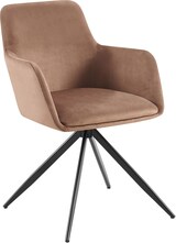 thumbnail of Esszimmerstuhl PELON - Samt Braun 56x62x81 cm | Essstühle Esszimmerstühle Küchenstühle Wohnzimmerstühle