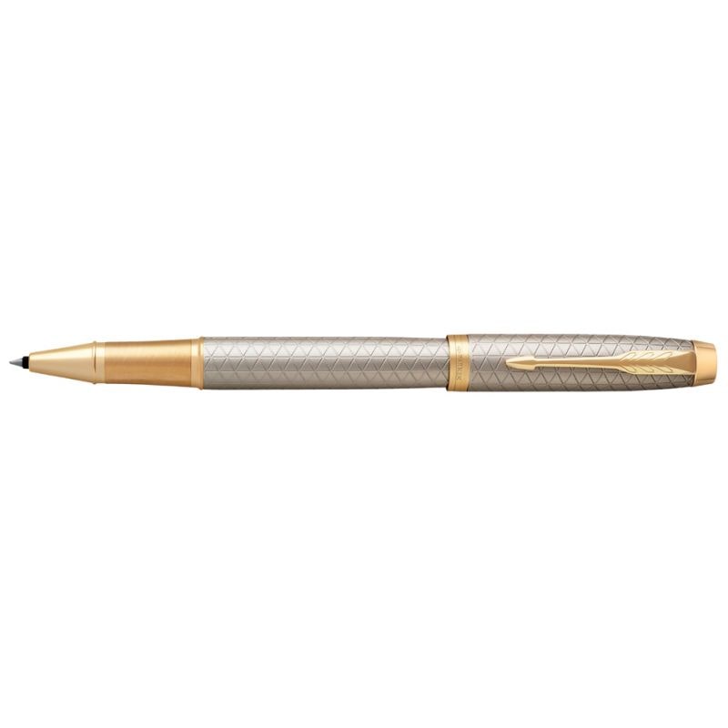 PARKER Tintenroller IM PREMIUM Warm Silver G.C.