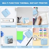 thumbnail of Mini Imprimante Bluetooth Sans Encre Portable Pour Photos Et Listes YONIS