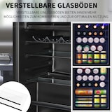 thumbnail of Merax Minibar Getränkekühlschrank mit Glastür, 40 x 43.5 x 71.6 cm, 76 L, E, 83 kWh/Jahr, 43 dB, schwarz