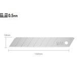 thumbnail of Olfa 50 Stück Ersatzklingen LB für Industrie Cutter