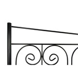 thumbnail of Cabecero de forja Fuente, color Negro Cabezal para cama de 105 cm, Cama 110 cm x 125 cm