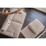 thumbnail of KAWOLA Big Sofa MADELINE Cord taupe mit Hocker und 4 Zierkissen