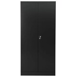 thumbnail of PROREGAL Stahlschrank BEE mit 7 lackierten Fachböden | HxBxT 195x92x60cm | Schwarz-Schwarz | Werkstattschrank Werkzeugschrank Aktenschrank