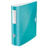 thumbnail of Leitz 180° Active WOW Ordner Breit DIN A4 82 mm Eisblau 2 Ringe 1106 Polyschaum Glänzend Hochformat 60% Recycelt