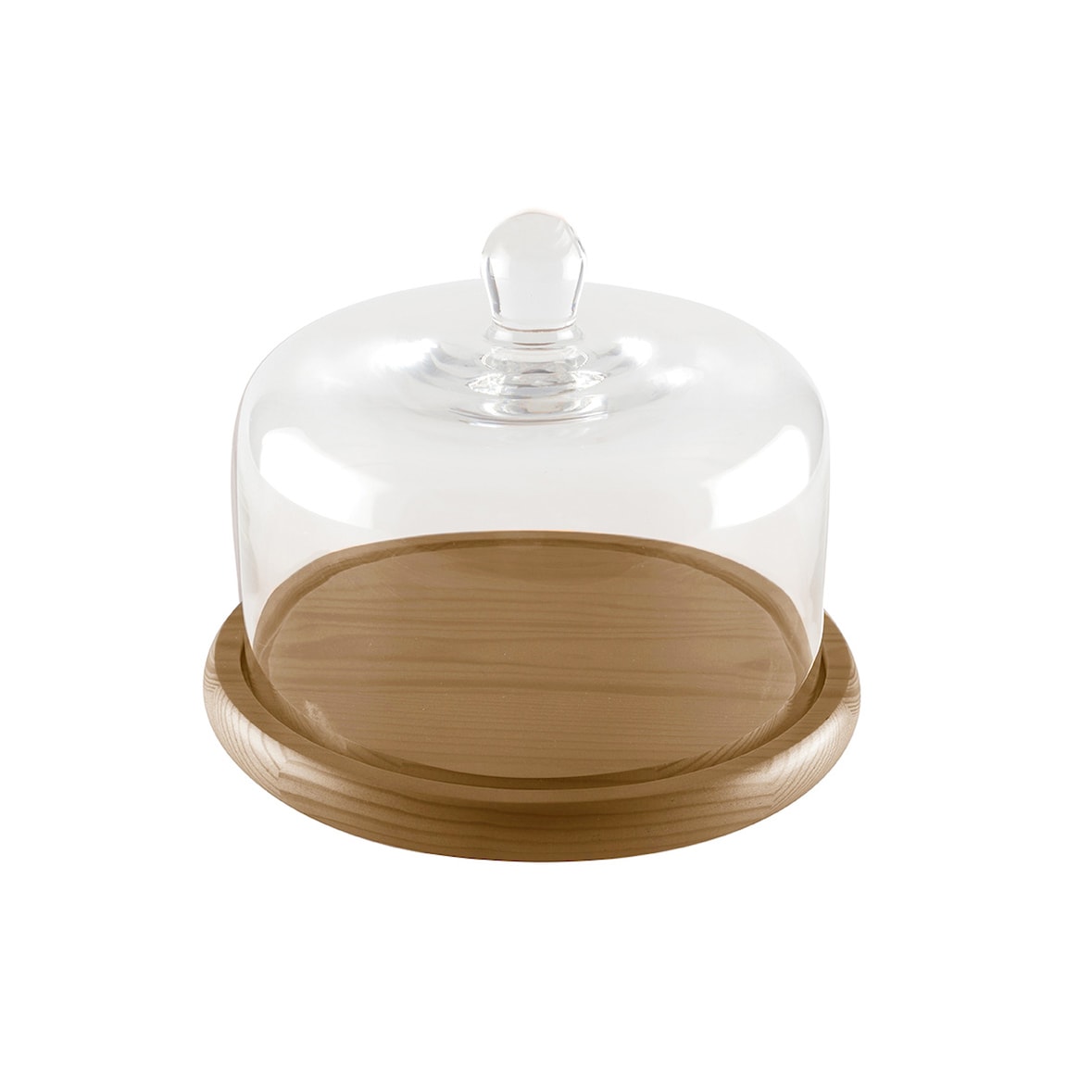 ANBOXIT Présentoir à Gâteau Avec Couvercle En Forme De Dôme, Plateau à