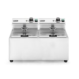 thumbnail of Freidora Hendi Profi Line de 2x8 litros y 7000W fabricada en acero inoxidable