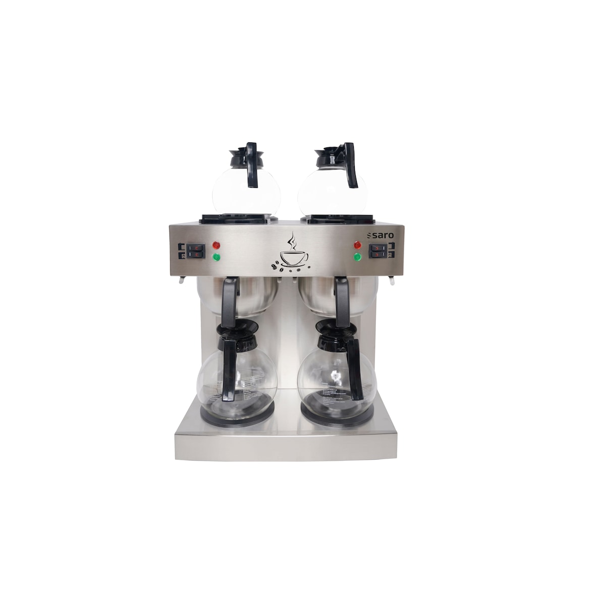 Saro Kaffeemaschine ECO 48, inklusive 4 x 1,8 Liter Glaskannen