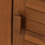 thumbnail of Teak-Hochregal HWC-M87, Badschrank Badregal Badezimmer, hochwertiges B-Grade-Teak (Kernholz, 20-30 Jahre), 181x40cm