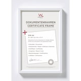 thumbnail of Fotolijst van kunststof staal 21x29,7 cm (A4) WIT