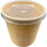 thumbnail of Kombi Suppenbecher aus Pappe mit PP Deckel / 435 ml / 500 Stk.