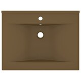 thumbnail of vidaXL Luxus-Waschbecken mit Hahnloch Matt-Creme 60x46 cm Keramik