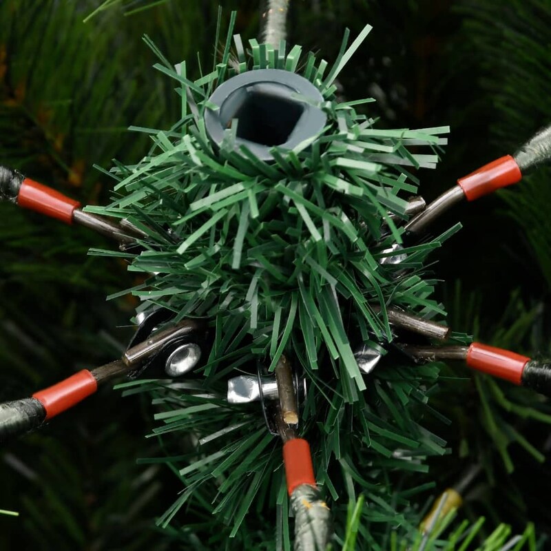 Ein Teil eines künstlichen Weihnachtsbaums.