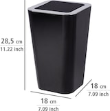 thumbnail of WENKO Schwingdeckeleimer Mod. Candy Black, 6 Liter