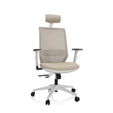 thumbnail of Bürostuhl / Drehstuhl PROFONDO PRO W Netzstoff / Stoff beige hjh OFFICE