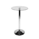 thumbnail of Mesa de cristal redonda 105 cm Vidrio transparente