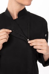 thumbnail of Chef Works® HARTFORD Damenkochjacke der Essential Collection - COOL VENT BCWLZ005 Schwarz XS
