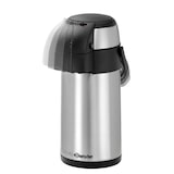 thumbnail of Pompkan geïsoleerd zilver/zwart | 3 liter | 170x170x375(h)mm