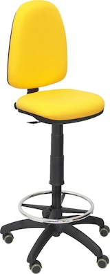 thumbnail of Banco Ayna Banco com mecanismo de contacto permanente, anel de apoio para os pés e rodízios em tecido BALI parquet, cor amarela