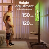 thumbnail of ONKRON Carrello Porta TV con Ruote, Altezza Regolabile, per schermi da 32 a 65", fino a 45 kg, Base VESA 100x100 a 600x400 mm, TS1351-B Nero