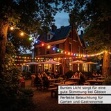 thumbnail of Illu-/Partylichterkette 10m Außenlichterkette Germany 20 bunte LED Tropfenlampen