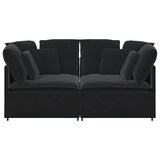 thumbnail of vidaXL Modulares Sofa mit Kissen Samt Schwarz