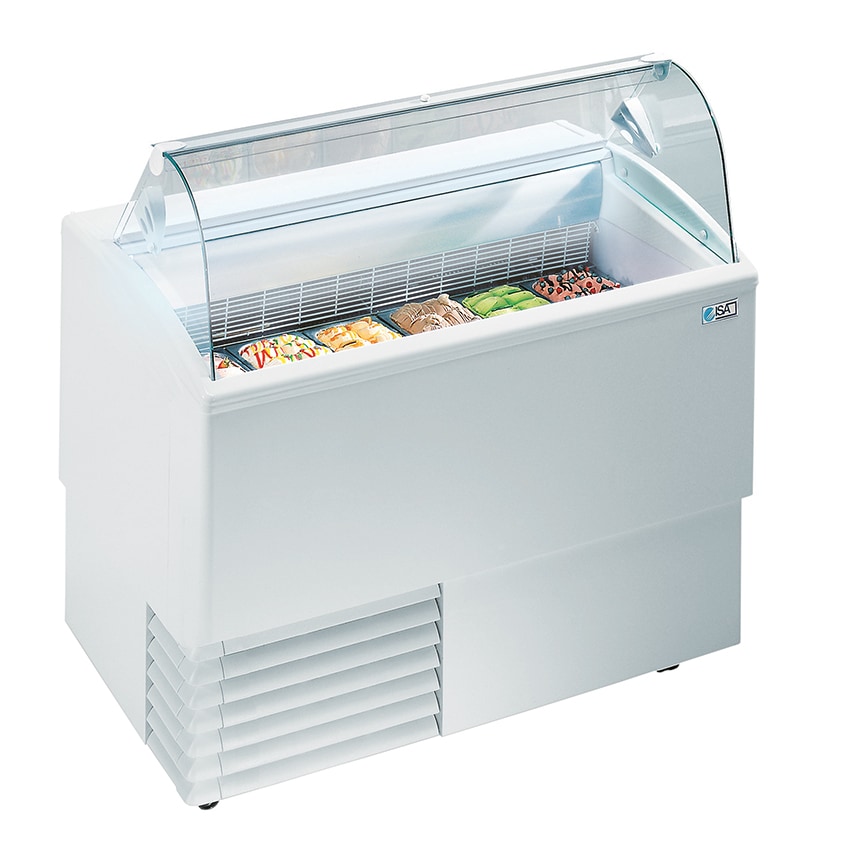 ISA Speiseeisvitrine ISETTA TP LX 6R, 372 Liter, weiß