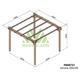 thumbnail of Pérgola de Madera Maciza Almería (Maderland) - Gardeneas