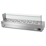 thumbnail of VERTES Calentador de comida, calentador de bufé, eléctrico, 1500 W (incluye 6 recipientes GN de 1/2 con tapa, 10 l, 30-85 °C)