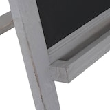 thumbnail of Reclamebord HWC-E51, krijtbord, 66x37x27cm Shabby-Look Vintage ~ grijs