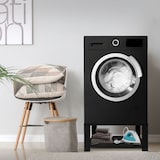 thumbnail of ML-Design Waschmaschinen-Untergestell Schwarz 63x54 cm | Ablage, 150 kg, Stahl, Podest Trockner Unterbau