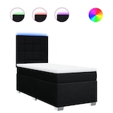 thumbnail of vidaXL Boxspringbett mit Matratze Schwarz 90x200 cm Stoff