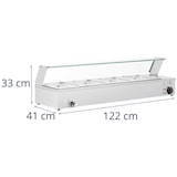 thumbnail of Royal Catering - Bain Marie - 4 GN 1/2 containers - Aftapkraan - Glasbeschermer