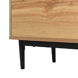 thumbnail of Merax Sideboard im Landhausstil mit Metallfüße, Anrichte aus Holz mit verstellbaren Einlegböden, Kommode, B:160cm
