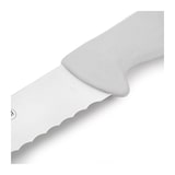 thumbnail of Arcos Cuchillo Panero, Hoja Serrada de Acero Inoxidable NITRUM de 200 mm, Mango inyectado en Polipropileno, Color blanco