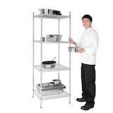 thumbnail of Vogue Vorratsregal aus Metall mit verstellbaren Einlegeböden 610x1853x610mm