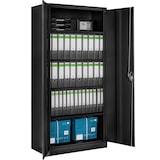 thumbnail of tectake Armoire métallique 5 niveaux - noir, 90 cm - 402938