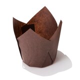 thumbnail of I.C.A. tulip, pirottini da forno in carta, brown diametro 50 mm, confezione 120 pezzi