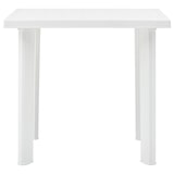 thumbnail of vidaXL Tuintafel 80x75x72 cm kunststof wit