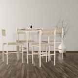 thumbnail of Set Tavolo Bar Con 4 Sedie Mod. PORTOFINO colore beige e rovere chiaro by Yelloo