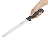 thumbnail of Cuchillo Serrado Negro 250 mm Hygiplas Inox 250 HYGIPLAS