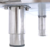 thumbnail of Salattheke / 4-fach mit Türen, Glasaufbau, für 6x GN 1/1 "schwarz", 2500 x 800 mm