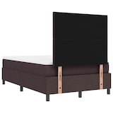 thumbnail of vidaXL Boxspringbett mit Kopfteil Dunkelbraun 120 x 200 cm Stoff