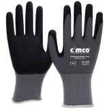 thumbnail of Cimco Standard Skinny Flex schwarz/grau 141268 Strickgewebe Arbeitshandschuh Größe (Handschuhe): 11,